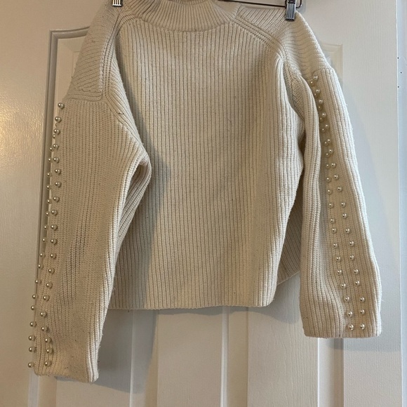 H&M Sweaters - Womens sweater with pearls on the sleeves